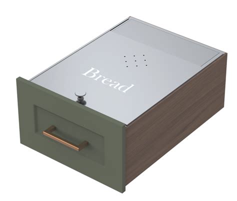 metal box wiht lid insert for cabinet|bread box inserts.